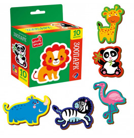 Развивающий набор Vladi Toys Зоопарк с магнитами VT3106-39
