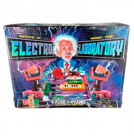 Электронный конструктор Danko toys "Electro Laboratory. Radio+Piano" для детей ELab-01-03