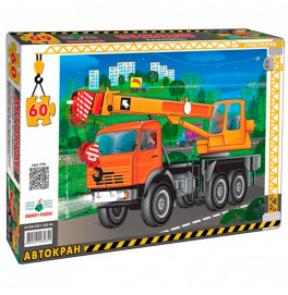 Пазл "Автокран" 60 ел Ен.5655