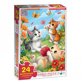 Пазл Енергия Плюс Игривые котята 24 элементов Ен.8243