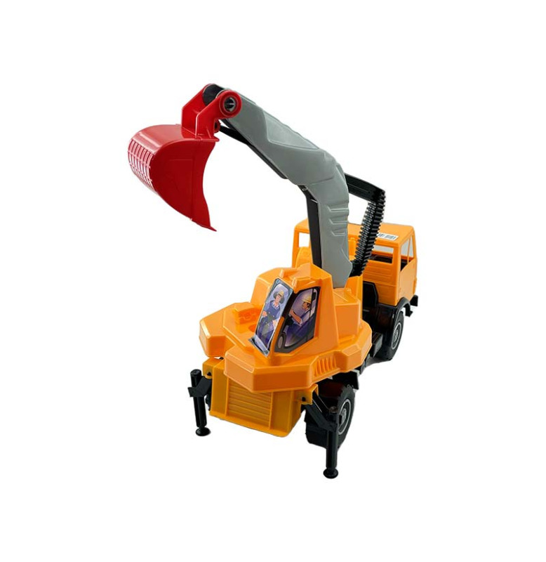 Машинка Оріон Камаз-екскаватор Х2 40 см 495_Orange-Orange
