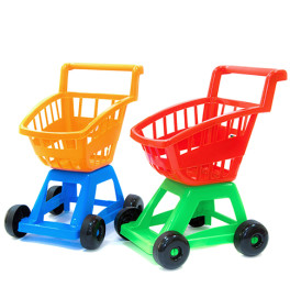 Пластиковая детская тележка Орион с шариками 693