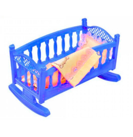 Кроватка для кукол с постелью BAMSIC 006/7_Blue