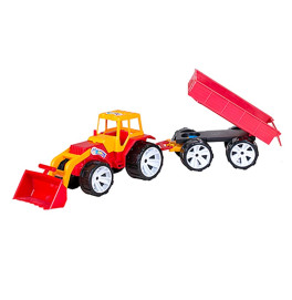 Трактор с ковшом и прицепом 007/2 Трактор с ковшом и прицепом 007/2