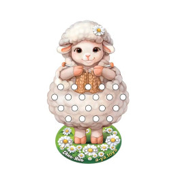 Развивающая UBEE шнуровка - Овца из дерева