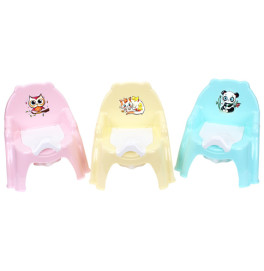 Горшок Технок для детей пластиковый с крышкой 7402