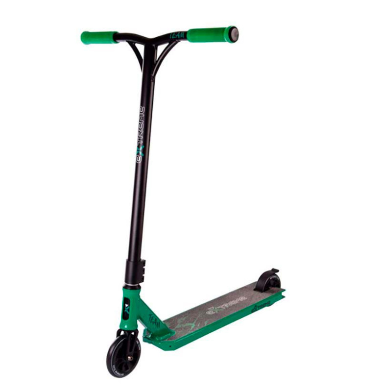 Самокат трюковий 2-х колісний Extreme Motion Team, PU 110мм TR21009_Green