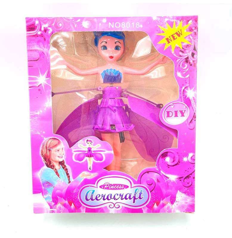 Інтерактивна лялька літаюча Фея USB 8018_Violet