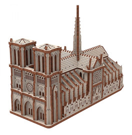 Конструктор Mr.Playwood Собор Паризької Богоматері механічний дерев'яний 10411