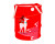 Кошик для іграшок з малюнком тварини 45*35см BT-TB-0020_Red