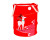Кошик для іграшок з малюнком тварини 45*35см BT-TB-0020_Red