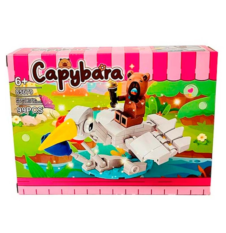 Конструктор 'Capybara' 240 деталей, 4 вида, 90 деталей K0107_series3