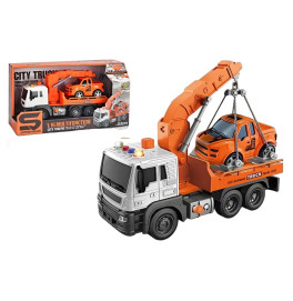 Машинка Эвакуатор инерционный озвученный со светом