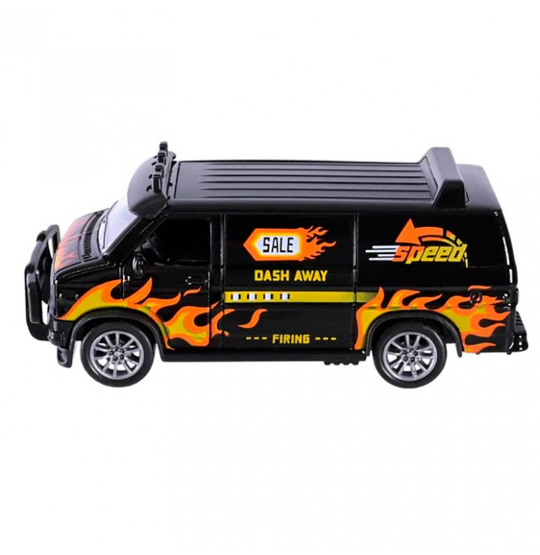 Машинка Автопром со светом и звуком 1:32. AP74200_Black