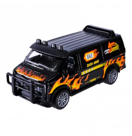 Машинка Автопром со светом и звуком 1:32. AP74200_Black