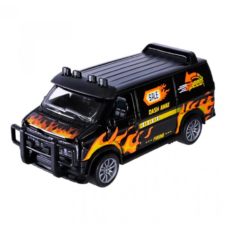 Машинка Автопром со светом и звуком 1:32. AP74200_Black