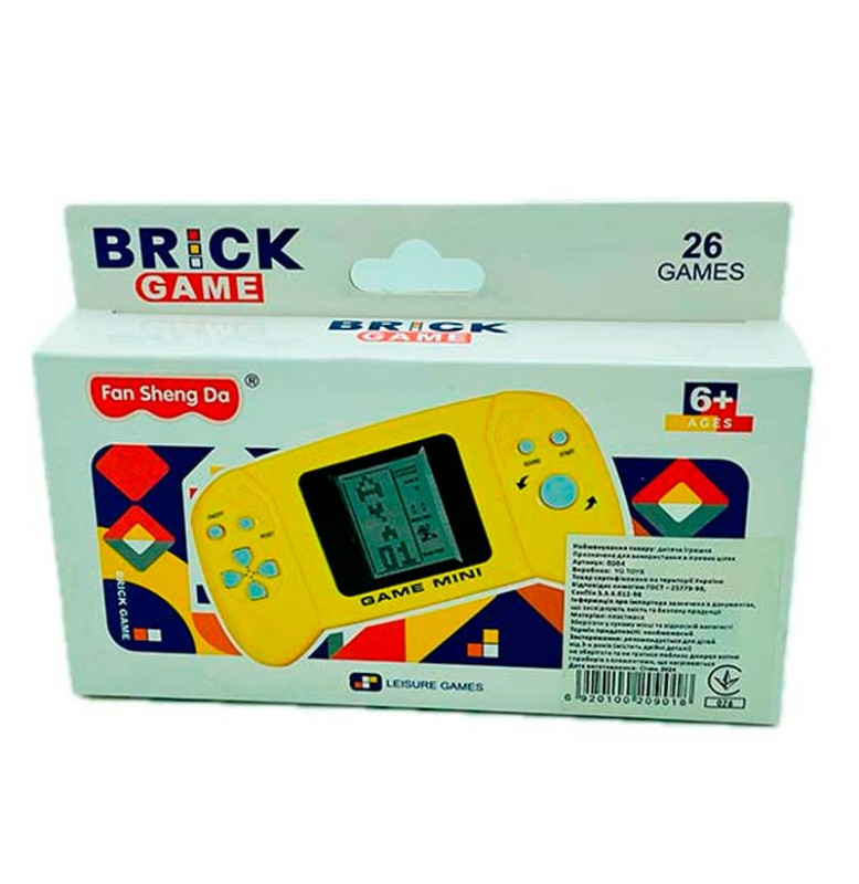 Тетріс Brick Game 26 в 1 8984_Yellow