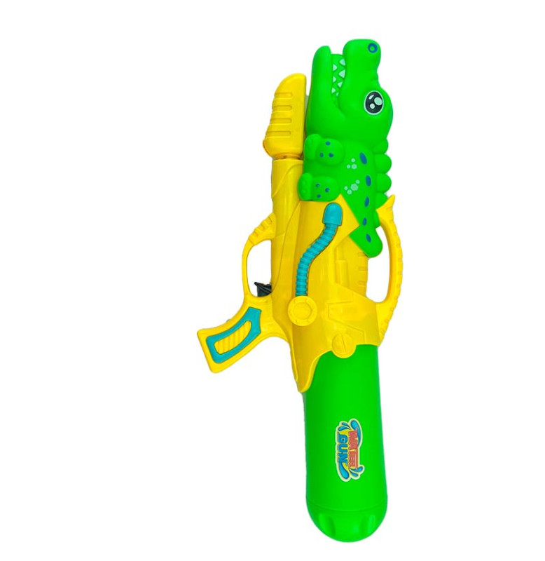 Водяний пістолет "Крокодил" помповий M222EY_Green-Yellow-Green