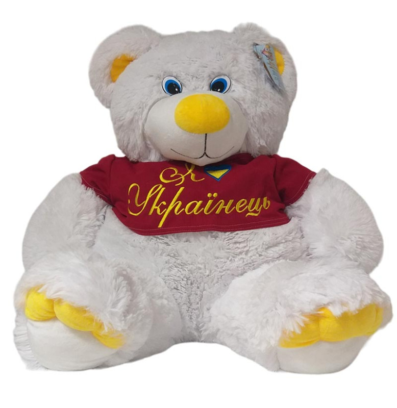 М'яка іграшка Ведмідь Барні 75 см 0295_White
