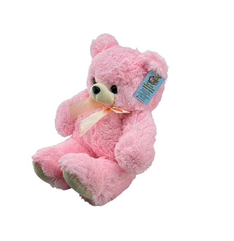 М'яка іграшка Ведмідь Боник 35 см 0217_Pink