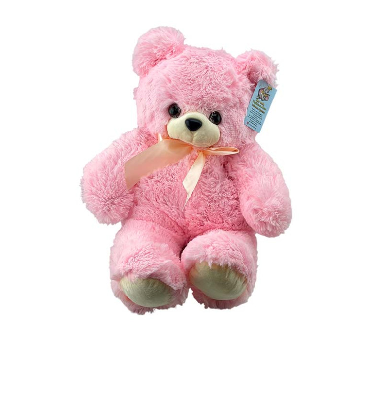 М'яка іграшка Ведмідь Боник 35 см 0217_Pink