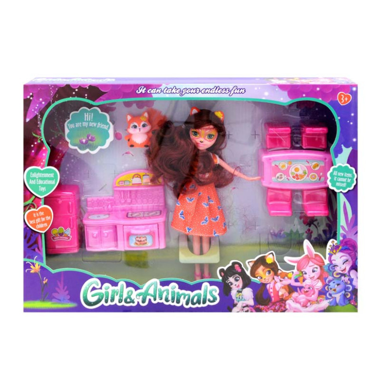 Кукла Enchantimals Энчантималс Лисичка Фелисити Энчантималс TM331-3D/4D Кукла Enchantimals Энчантималс Лисичка Фелисити Энчантималс TM331-3D/4D
