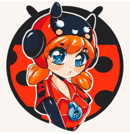 Картинная по номерам ArtCraft "Lady Bea" 30*30 см 15546-AC Картинная по номерам ArtCraft "Lady Bea" 30*30 см 15546-AC