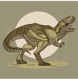 Картина по номерам "Тиранозавр 2" 30*30 см 15027-AC