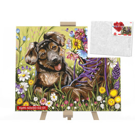 Картина по номерам "Собачья" 40x50 см KpNe-40х50-02-01