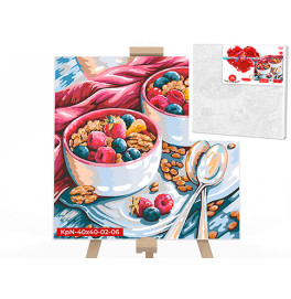 Картина по номерам десерт 40x40 см KpNe-40х40-02-06