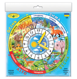Гра "Вивчаємо час" українською Ен.2784 Гра "Вивчаємо час" українською Ен.2784