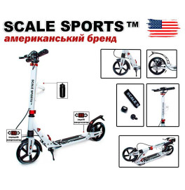 Самокат двухколесный SCALE SPORTS Белый