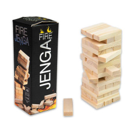 Настольная игра Strateg Fire Jenga 48 брусков укр.