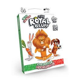 Карточная игра "The ROYAL BLUFF" съедобное несъедобное" на русском языке