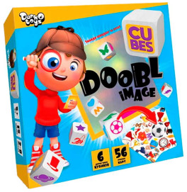 Настольная развлекательная игра "Doobl Image Cubes" на рус.