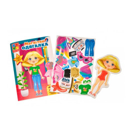 Магнитная игра Vladi Toys "Trendy girl" в папке