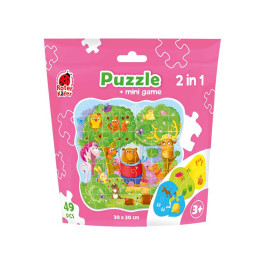 Пазл Puzzle in stand-up pouch "2 in 1. Волшебный лес"