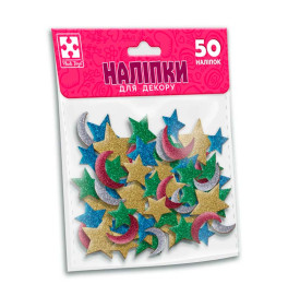 Набір для творчості Vladi Toys м'які наліпки "Зірка та місяць" VT4206-55 VT4206-55