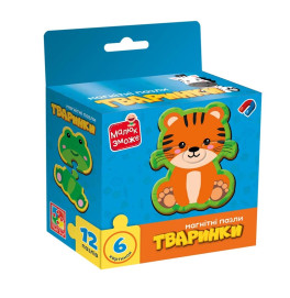 Розвиваюча гра Vladi Toys "Тваринки" магнітні пазли VT1733-04