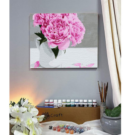 Картина по номерам с лаком ArtCraft цветы "Букет вдохновения" 40х50 см