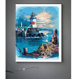 Картина по номерам "Маяк" 30*40 см