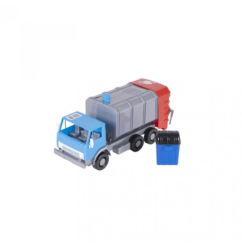 Машинка Мусоровоз Орион Х1 "Камаз" пластиковая 405_Blue-Gray