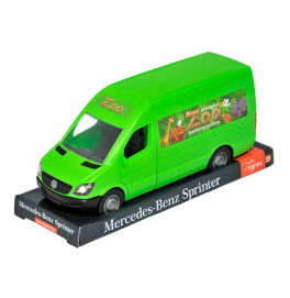 Автомобиль "Mercedes-Benz Sprinter" грузовой (зеленый) на планшетке, Tigres 39715