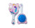 Дитячий гребінець Єдиноріг 16 см unicorn-1_Blue