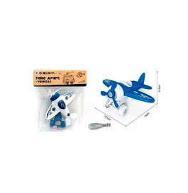 Конструктор с отверткой самолет YC426-F/C/J_Blue-White