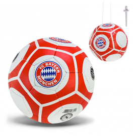 Мяч футбольный FC BAYERN MUNCHEN №5 PU 420 гр сетка+игла FP081