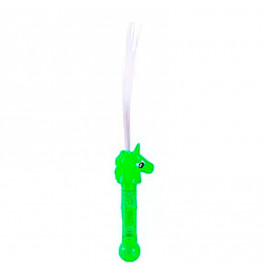 Игрушка со светом единорог 40 см на батарейках C28407_Green