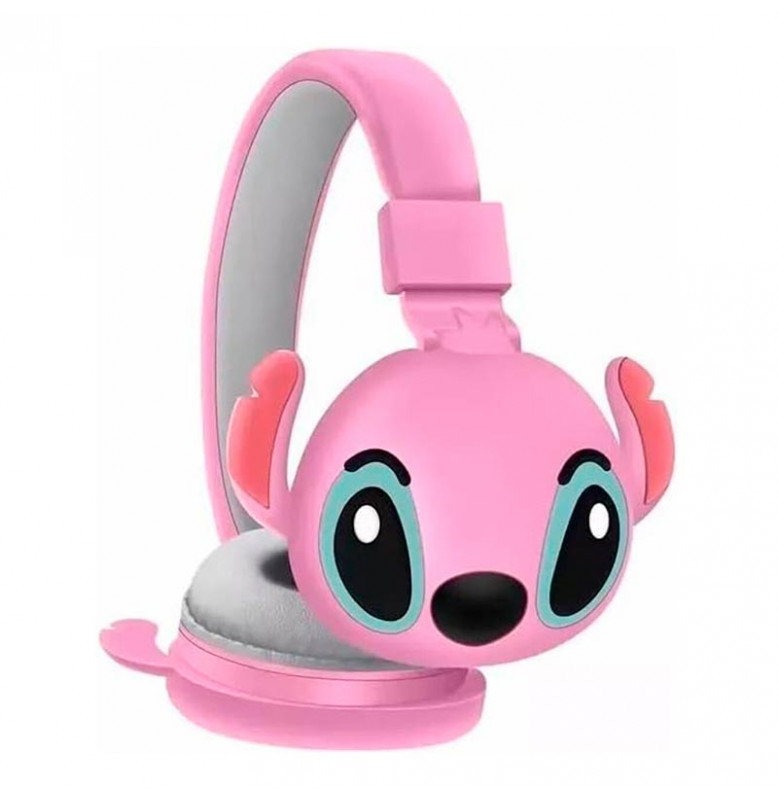 Детские наушники Стич с Bluetooth и микрофоном AH-806_Pink