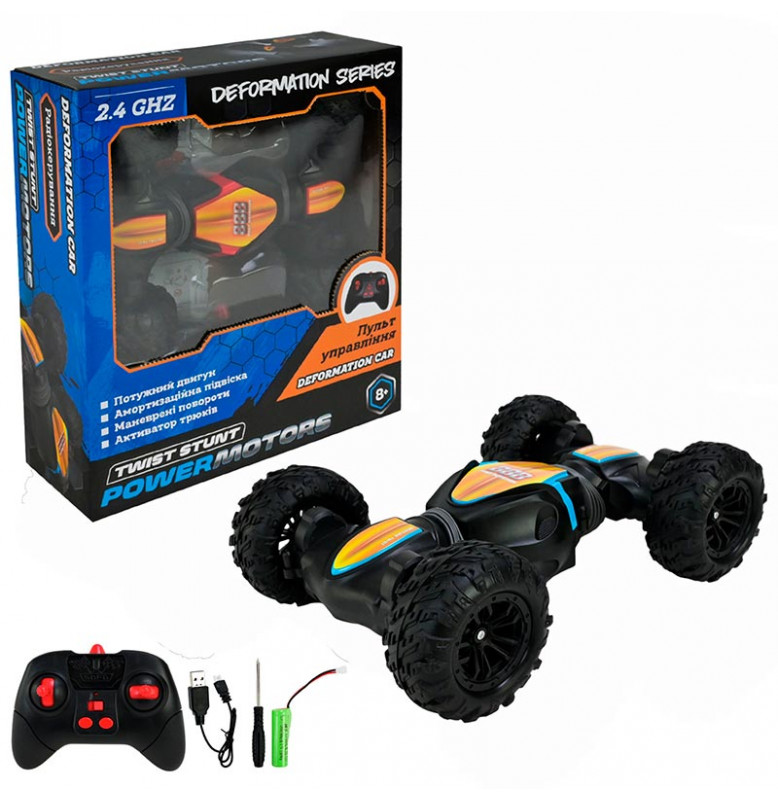 Машинка на радиоуправлении Powermotors со звуком и светом PM3411_Blue