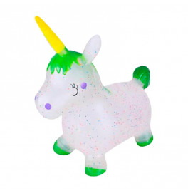 Стрибун Единорог резиновый 60x30 см RB24369_Green